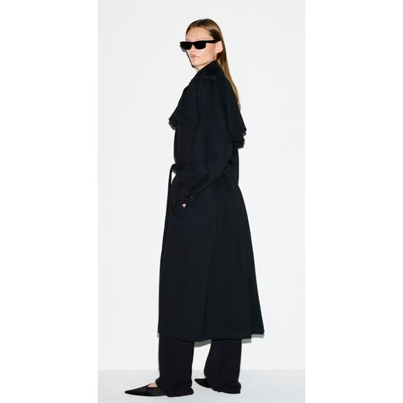 Skims Boyfriend Oversized Trench Coat NWT Size Large - Picture 4 of 6